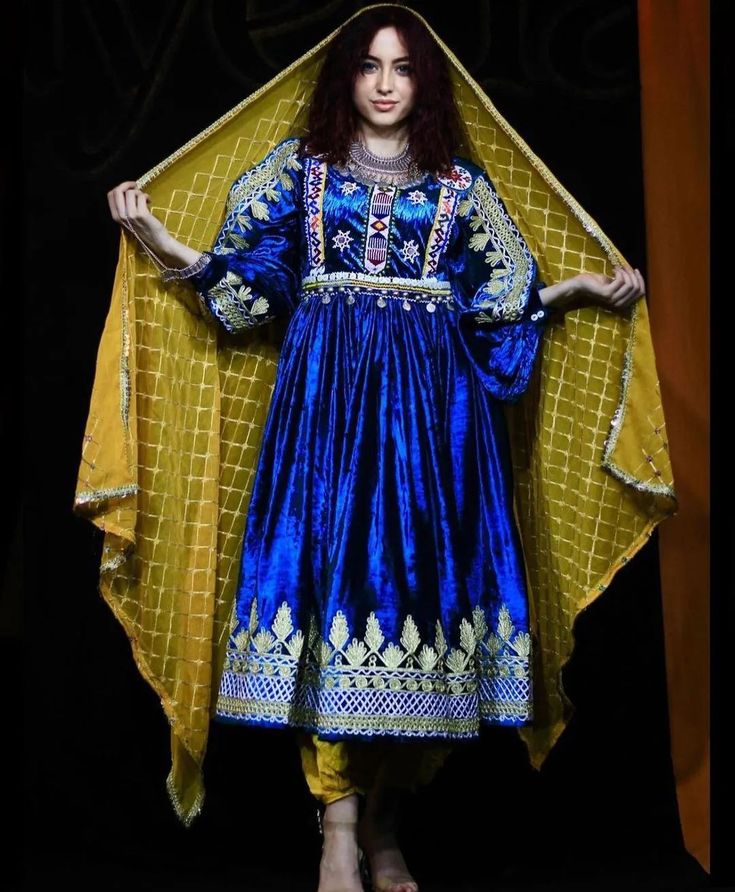 ethnic embroidered dress Ethnic | Rozana Collection 25