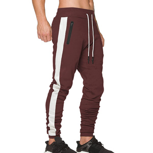 Pantalones deportivos de algodón para hombre, pantalones ajustados para gimnasio, pantalones cómodos con logotipo personalizado, venta al por mayor, directo de fábrica del fabricante - Product Image 2