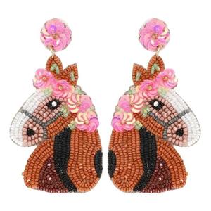 Pendientes caídos bordados a mano de tendencia 2025, joyería de cuentas de moda para mujeres y niñas, artesanías JAVED de calidad Premium - Product Image 3