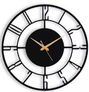 Décoration murale en métal de conception personnalisée pour la décoration en métal avec horloge murale de qualité durable aux prix effectifs - Product Image 2