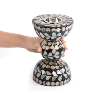 Chandelier chauffe-plat en laque à livraison rapide grand centre de table à bougies chauffe-plat laqué - Product Image 6