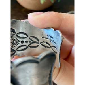 Shawn Cayatineto Royston Turquoise & Sterling <b>Silver</b> Fashion <b>Cuff</b> <b>Bracelet</b> - Product Image 5