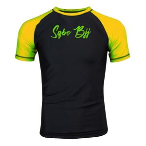 Nuevo Rash Guard Men Sublimación Impreso Spandex Gimnasio Surf Buceo Camisas de compresión al por mayor con 100 buena calidad y diseño - Product Image 3
