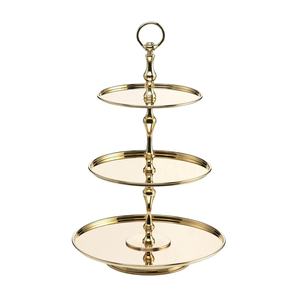 Flower Petal Shaped Lustrous Fancy Wedding <b>Cake</b> <b>Stand</b> High Quality Metallic 2 <b>Tier</b> <b>Cake</b> <b>Stand</b> Creative Modern <b>Cake</b> & Pastries S - Product Image 3