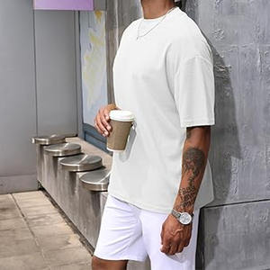 เสื้อยืดผู้ชายคุณภาพสูง ขายส่ง เสื้อยืดแขนสั้นทรงปกติ ผ้าฝ้าย สำหรับผู้ชาย โพสต์โดย Dress Sports - Product Image 6