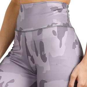 Custom Gym Wear Mid Waist Yoga <b>Leggings</b> Solid Digital Printing Casual Breathable Seamless Thin Spandex/Cotton/Polyester <b>Leggings</b> - Product Image 5