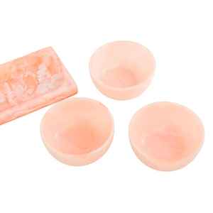 Modern Trending Eco-Friendly Polished Resin Salad <b>Serving</b> <b>Bowl</b> Natural Black and <b>White</b> Shaded Sustainable Stylish Carton Look - Product Image 6