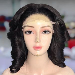 Cheveux naturels de haute qualité, perruque ondulée ombrée, perruque avec fermeture frontale, brun clair, 100% cheveux humains vietnamiens - Product Image 6