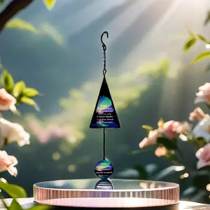 Metal wind chime wind spinner for outdoor buddhist temple buddhist bell box wind gongs cymbals gong instruments birthday gift