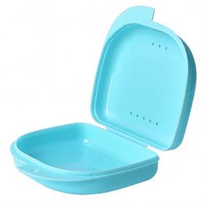 Nueva llegada colorido plástico ortodoncia <span class=keywords><strong>Dental</strong></span> retenedor caso/caja de retención/caja de dentadura blanqueamiento de dientes - Product Image 1