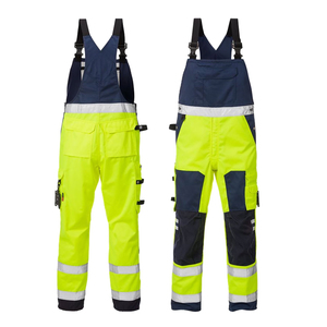 Hi Vis Flame Retardant ANSI/ISEA107 Certified Polyester Coverall Men Wholesale Reflective Safety Workwear Protective Industrial - Product Image 5