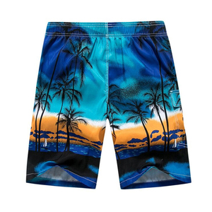 Short d'été pour homme avec fermeture à cordon de serrage et ceinture élastique confortable en cocotier haut de gamme - Product Image 2