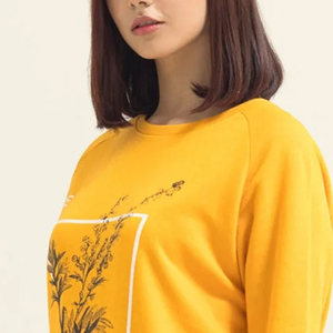 2023 venta al por mayor de algodón de alta calidad de gran tamaño liso mujeres nuevo estilo sudadera con su propio logotipo - Product Image 5