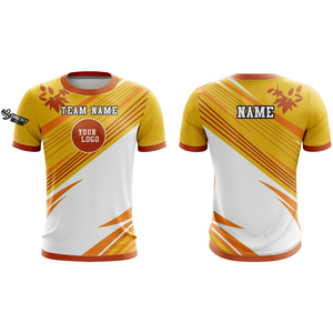 Camiseta de fútbol sublimada personalizada alta calidad hombres 100% poliéster sublimación manga corta Camisetas logotipo impreso camisetas - Product Image 3