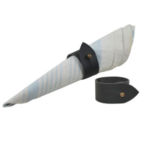 Rond de serviette en cuir de concepteur frais pour la vaisselle porte-tissu multicolore décors de Table à manger hôtel et conception de vacances - Product Image 3