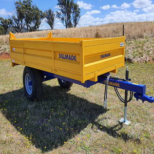 Hydraulic Brake Farm <b>Trailer</b> Durable Using Various Farm <b>Trailer</b> <b>Tractor</b> Agriculture Farm <b>Trailer</b> - Product Image 1