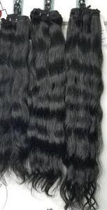 Trama de cabello NATURAL ondulado, máquina de color negro y marrón - Product Image 6