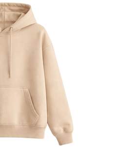 Conjunto de Sudadera con Capucha y Pantalones Deportivos Beige Personalizado para Mujer, Sudadera de Forro Polar con Pantalones a Juego, Ropa Casual de Invierno - Product Image 2