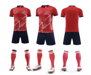 2025 personnalisé hommes nouveau Design football uniforme ensemble complet col rond Football Sport maillot pour les sports en maille - Product Image 5