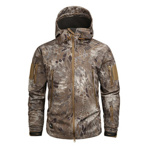 Men's Camo Hunting Jackets on Hot <b>Sale</b> Reasonably Priced New Canvas Clothing with Stand Collar - Product Image 4