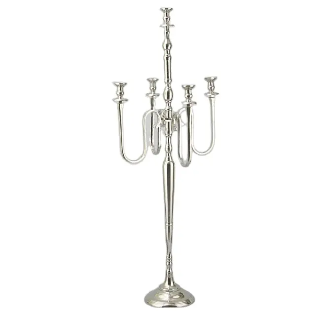 Latest Candelabra New Metal Long Stem Candle stand 150cm Candelabra For Wedding Decoration Metal Candle Stand