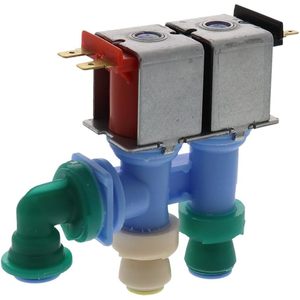 Válvula de Agua Doble Eléctrica de Plástico para Refrigerador W10873098-Nueva - Product Image 1
