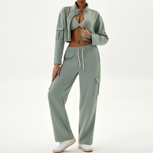 Vêtements actifs pour femmes ensemble de Yoga à séchage rapide vêtements de sport d'entraînement personnalisés avec soutien-gorge élastique grande taille Leggings Logo taille 2026 - Product Image 2