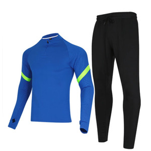 Survêtement de sport ajusté à demi-fermeture éclair pour homme, vêtements de sport respirants 100% coton, nouvelle collection - Product Image 4