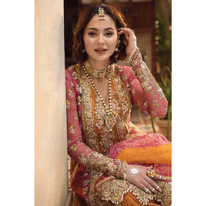 ชุดสูทแต่งงานผู้หญิงสีแดงเข้ม AIK jhalak ฉบับ2025 mehndied มากมาย TC-272 - Product Image 5