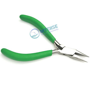 High Precision Chain Nose Pliers Jewelry Making Stainless Steel Wire Bending Craft Tool Non-Slip Grip OEM Manufacturer INTENSE - Product Image 2