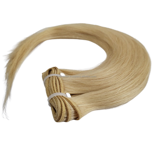 Genius-Extensions de cheveux lisses blonds Remy, doux et brillants, sans enchevêtrement, à cuticule alignée, 100% - Product Image 4