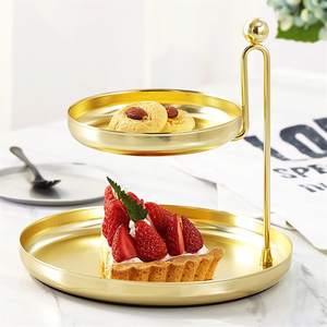 Support de gâteau nordique élégant à 2 niveaux décoration durable présentation élégante support de gâteau classique disponible au prix le plus bas - Product Image 6
