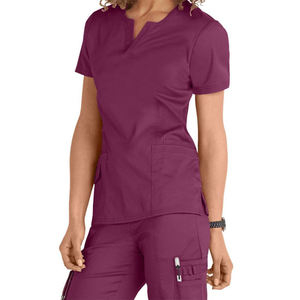 Mujeres Médico Enfermeras Scrubs Color Negro Precios al por mayor Médicos Uniformes Conjuntos Médico Jogger Set Mujeres Médico Scrubs - Product Image 6