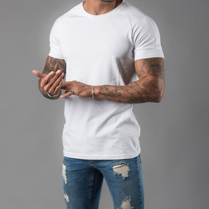 Camiseta de lujo unisex Logotipo estampado personalizado Algodón peinado Peso pesado Jersey en blanco Camiseta tejida de gran tamaño para hombre - Product Image 2