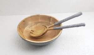 New Design Smooth Clear <b>Resin</b> Wooden Dinnerware Mixing Bowl New Kitchen Hotel & Restaurant Supplies Competitive <b>Price</b> Wood Bowl - Product Image 4