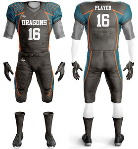 Ropa Deportiva Personalizada Uniformes de Fútbol Americano 100% Poliéster Impresión por Sublimación Personalizada Marca Personalizada Empaque Personalizado - Product Image 2