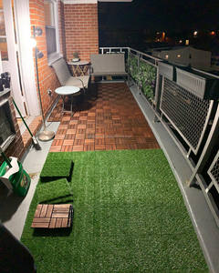 Wholesale Interlocking Self-Draining PVC Decking Tiles <b>Artificial</b> Landscape <b>Grass</b> for Indoor Outdoor Football Easy Click - Product Image 2