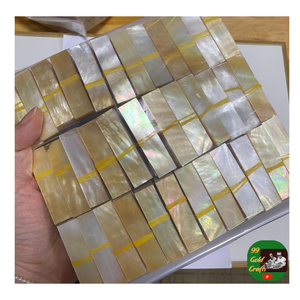 Feuille d'incrustation de nacre, feuille d'incrustation de nacre faite à la main, feuille d'incrustation de nacre décorative pour boîtes à bijoux - Product Image 2