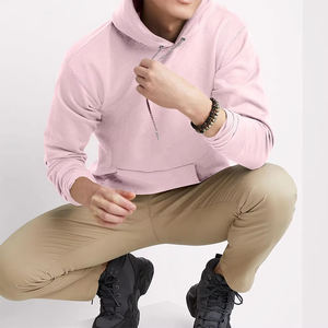 Nouveauté Sweat à capuche pour homme 100% coton Manches longues Automne Teint uni Style tendance Impression par sublimation personnalisée - Product Image 2