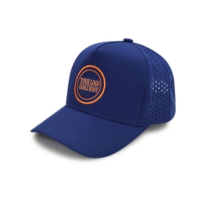 Gorras de Golf de Secado Rápido con Protección Solar, 5 Paneles, Logotipo Bordado 2D Personalizado, Hebilla Trasera Ajustable, Venta al Por Mayor de Fábrica - Product Image 2