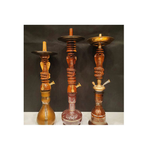 Luxury Hand Carved Lacquer Wood Snake <b>Hookah</b> Mini Egyptian <b>Shisha</b> Smoking Farida <b>Hookahs</b> - Product Image 1