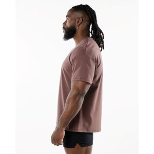 T-Shirt manches courtes col ras du cou pour homme, 94% coton 6% Spandex - Product Image 3