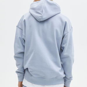 Nueva Sudadera con Capucha Extra Grande de Felpa de Algodón Orgánico Unisex para Invierno, de Alta Calidad, con Logotipo Personalizado, Impresión en Serigrafía 3D - Product Image 2