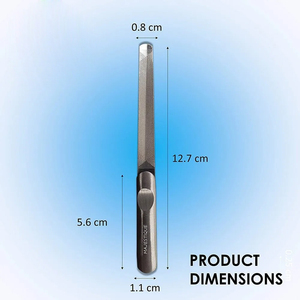 Top professionnel de qualité supérieure en acier lime à ongles Double face outil de ponçage réutilisable Logo personnalisé pour salon et usage domestique limes à ongles - Product Image 2