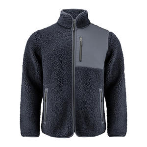 Service OEM, veste en toile de fourrure sherpa d'hiver de luxe sur mesure de haute qualité pour hommes, imperméable, coupe-vent, avec logo personnalisé - Product Image 5