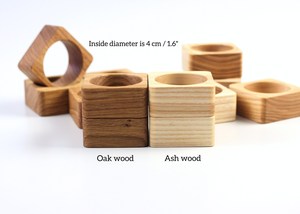 Ronds de serviette avec noms Cadeau personnalisé Ronds de serviette de mariage Décoration de table pour cuisine restaurant maison décoration de mariage hôtel - Product Image 4