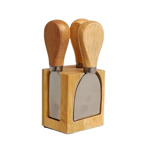 Support mural multifonctionnel en bambou pour couteaux avec couteau inclus de haute qualité - Product Image 2