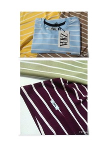 Meilleures ventes Tissu pur polyester pour T-shirts décontractés Motif jacquard tissé Qualité supérieure Exportateur indien - Product Image 3