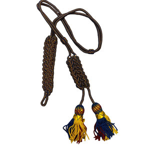 Cordon de serrage enduit pour uniforme de cérémonie, marque privée, haute performance, 100% polyester, écologique, faible MOQ - Product Image 1