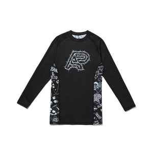 2025 Sublimación personalizada BJJ Rash Guard Compresión de secado rápido Ajuste Transpirable Jiu Jitsu Gear Hecho en Pakistán - Product Image 3